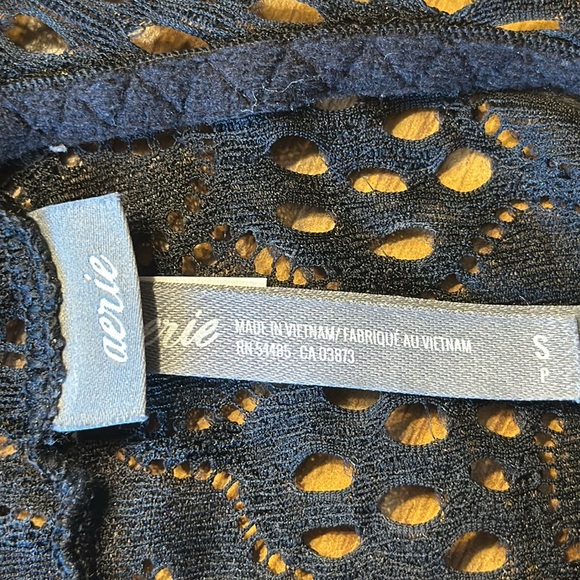 Aerie Lacy Black Convertible Bralette, Size Small - Picture 6 of 8